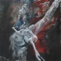 Aufgebrochen | 80x80 | Mischtechnik | 1950€