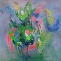 Fr&uuml;hlingsrauschen I | 80x80 | Mischtechnik | 690&euro;