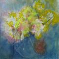 Fr&uuml;hlingsrauschen II | 80x80 | Mischtechnik | 590&euro;
