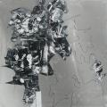 Umrissen I | 80x80 | Collage | 590&euro;
